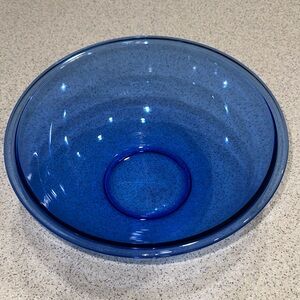 RARE Vintage Blue Cobalt Pyrex 4 L Bowl baking/mixing/ storage